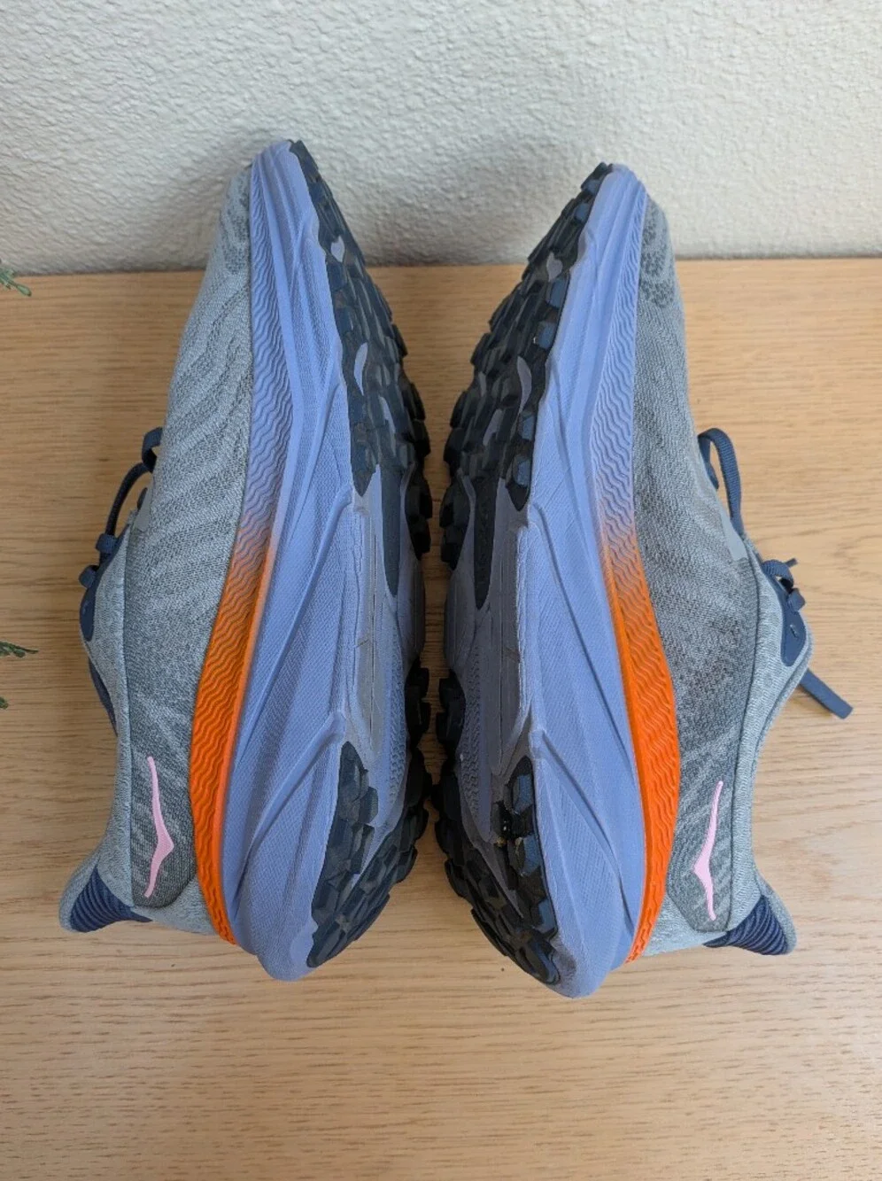 Hoka Challenger ATR 7 Galactic Grey Wild Indigo Active Running Shoes Size 9.5